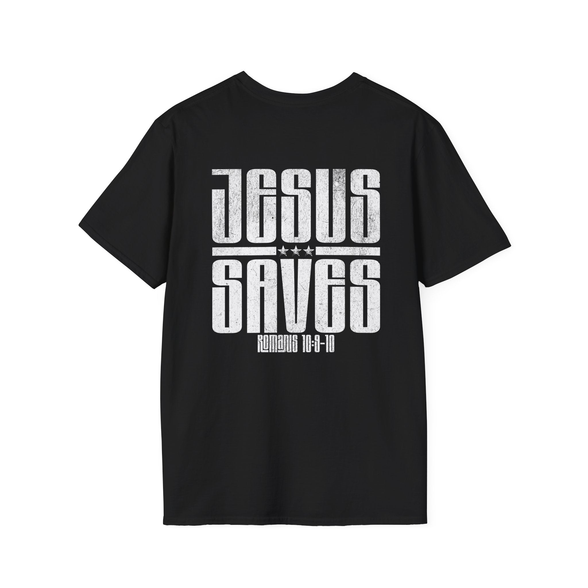 Christian T-Shirt: Jesus saves, Faith-Based Apparel