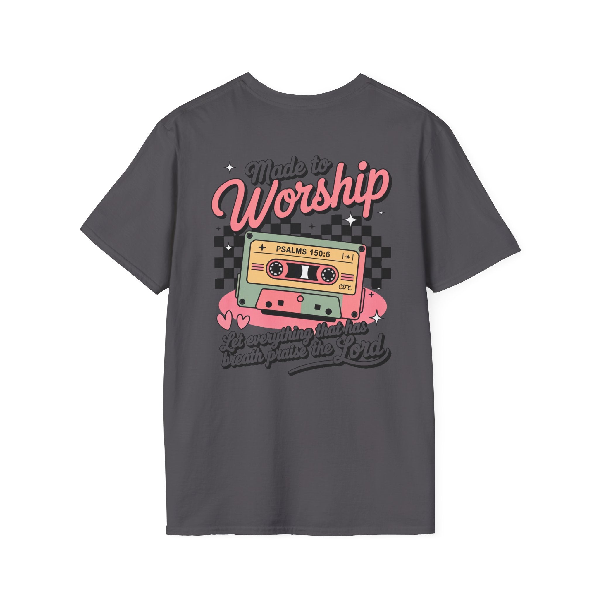 Christian T-Shirt: Made to Worship, Faith-Based Apparel