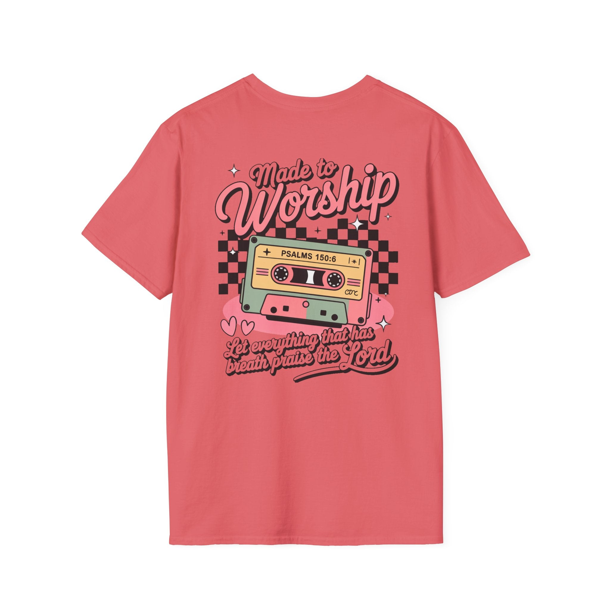 Christian T-Shirt: Made to Worship, Faith-Based Apparel