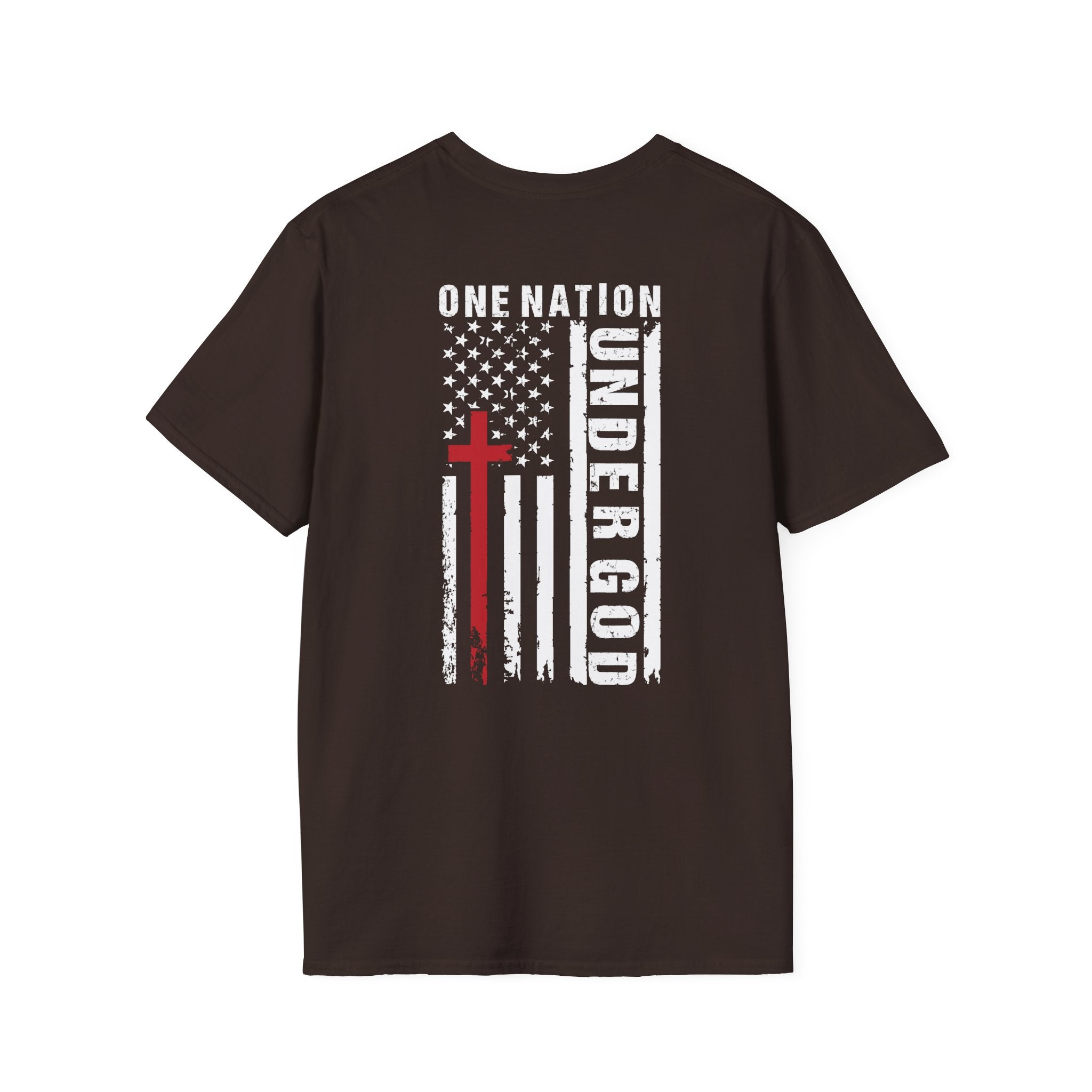 Christian T-Shirt: One nation under god, Faith-Based Apparel