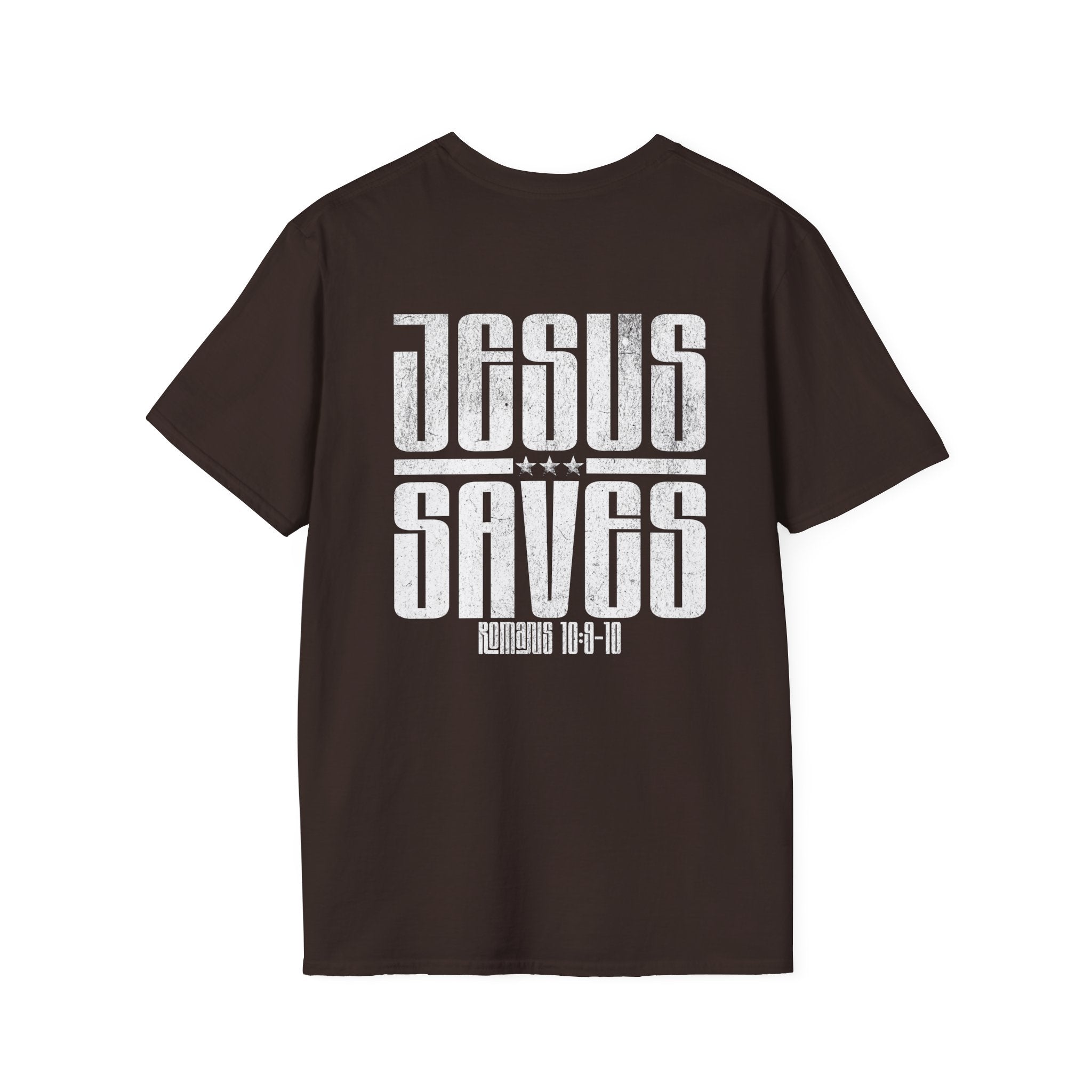 Christian T-Shirt: Jesus saves, Faith-Based Apparel