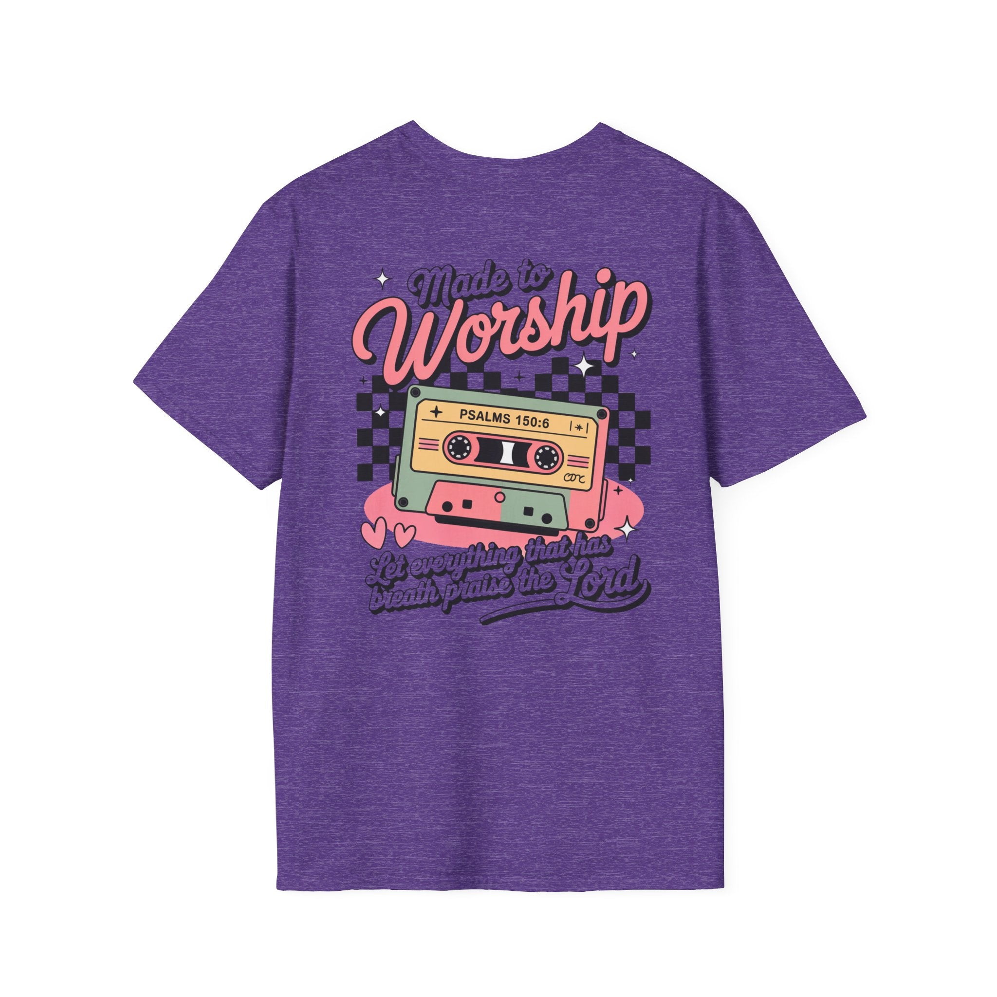 Christian T-Shirt: Made to Worship, Faith-Based Apparel