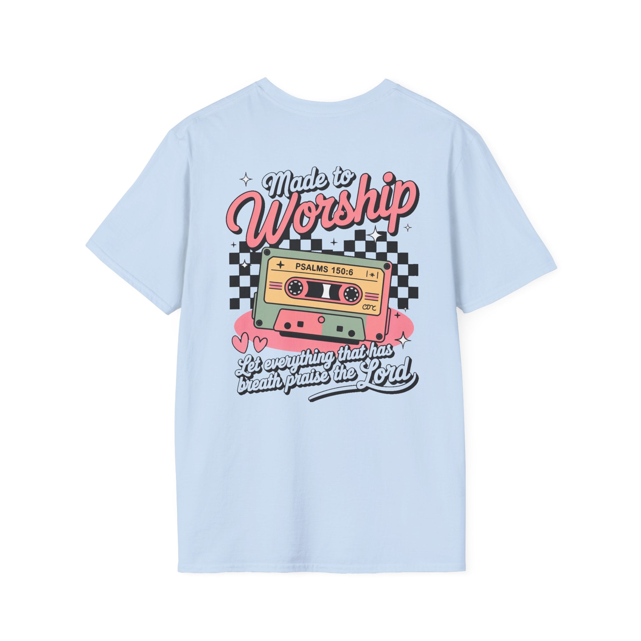 Christian T-Shirt: Made to Worship, Faith-Based Apparel