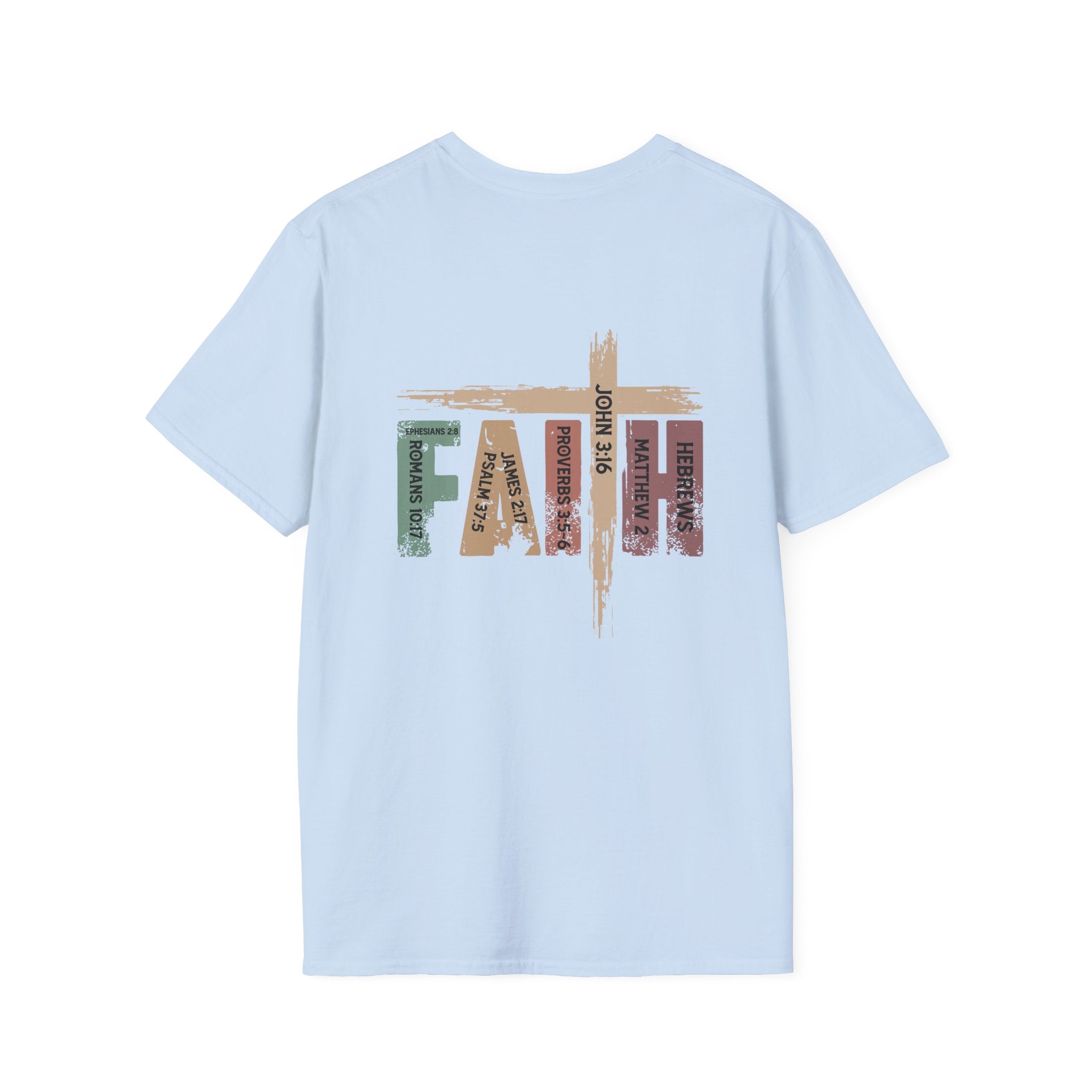 Christian T-shirt: Faith Scripture, Retro Design, Christian Apparel, Faith Based