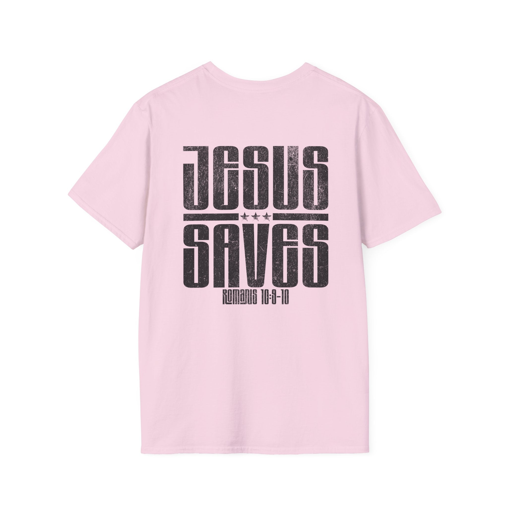 Christian T-Shirt: Jesus saves, Faith-Based Apparel