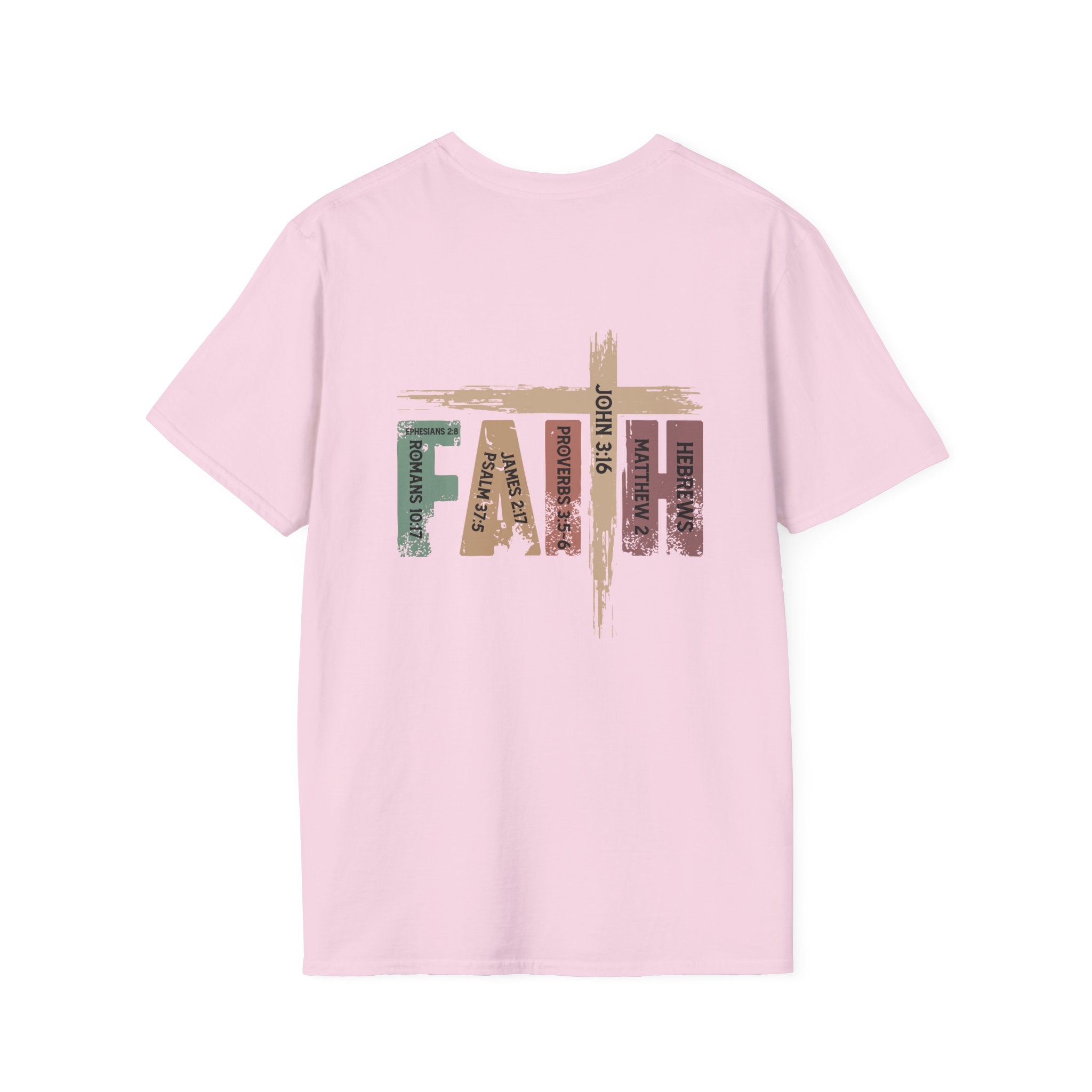 Christian T-shirt: Faith Scripture, Retro Design, Christian Apparel, Faith Based