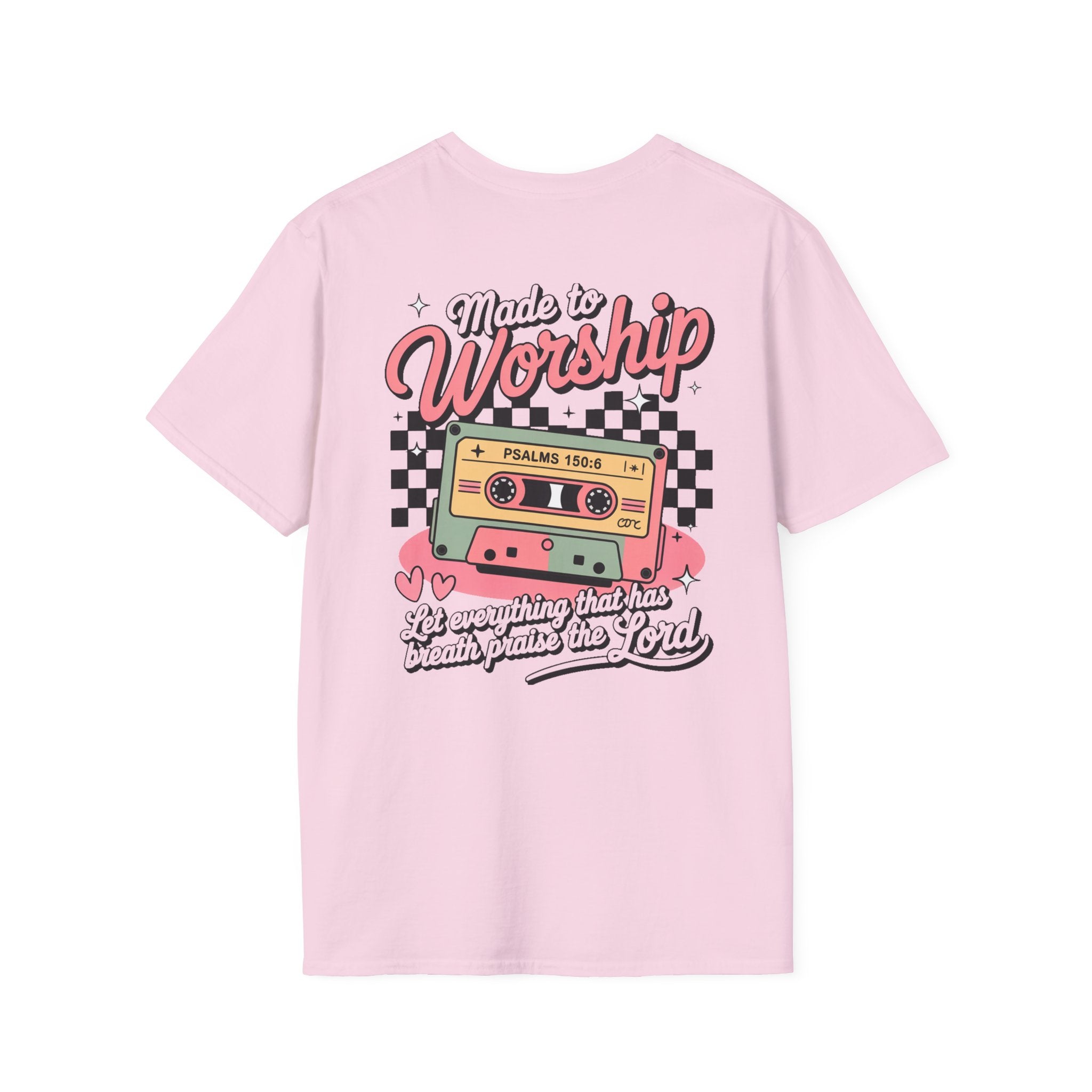 Christian T-Shirt: Made to Worship, Faith-Based Apparel