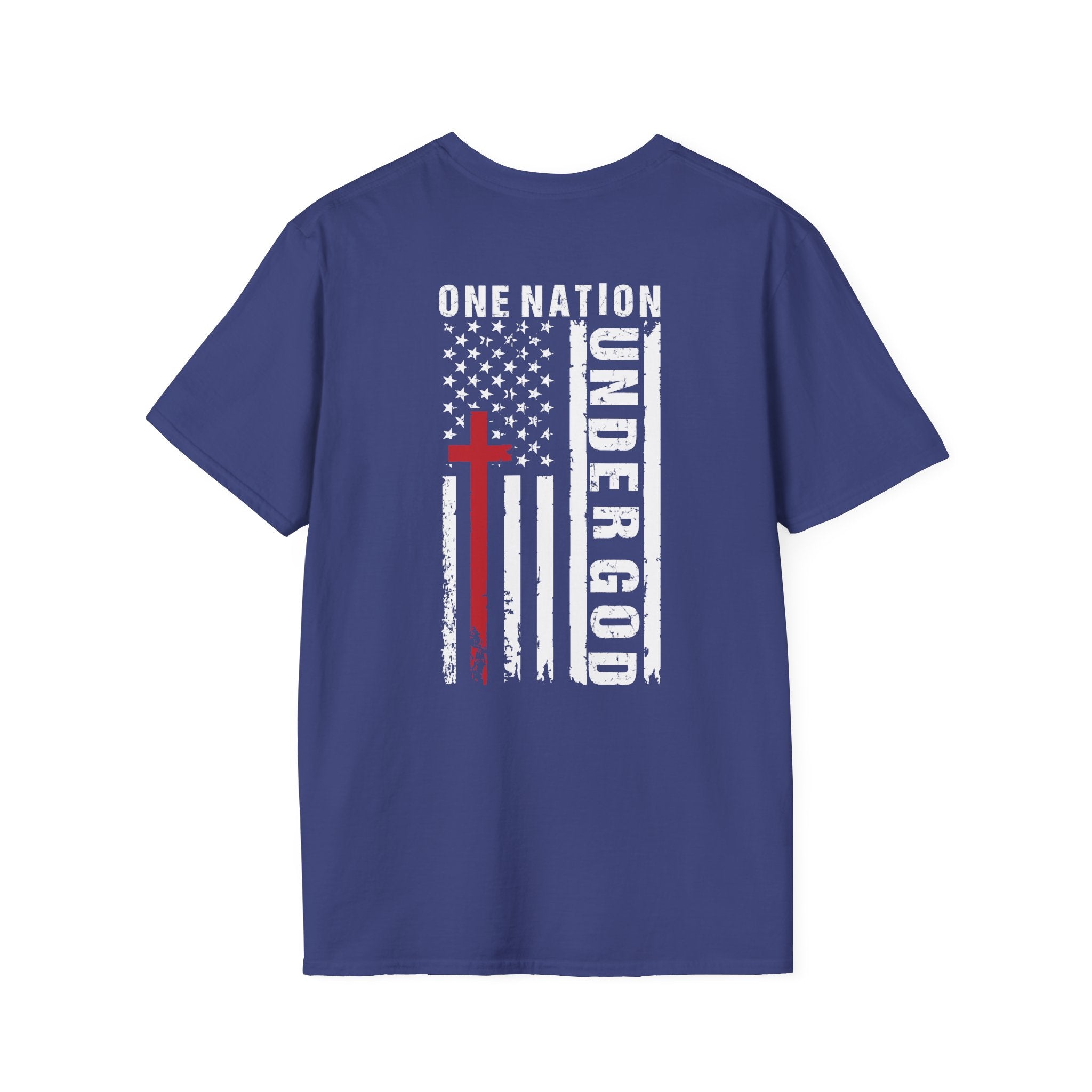 Christian T-Shirt: One nation under god, Faith-Based Apparel