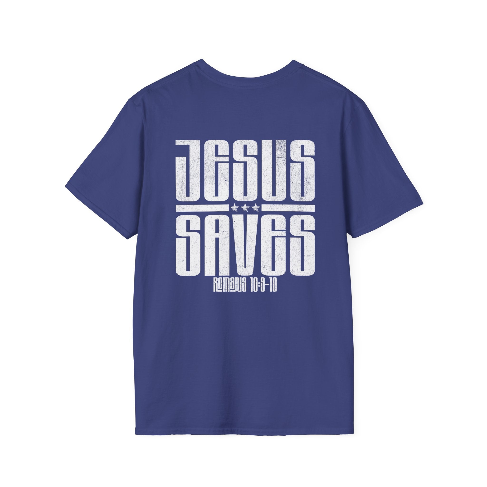Christian T-Shirt: Jesus saves, Faith-Based Apparel