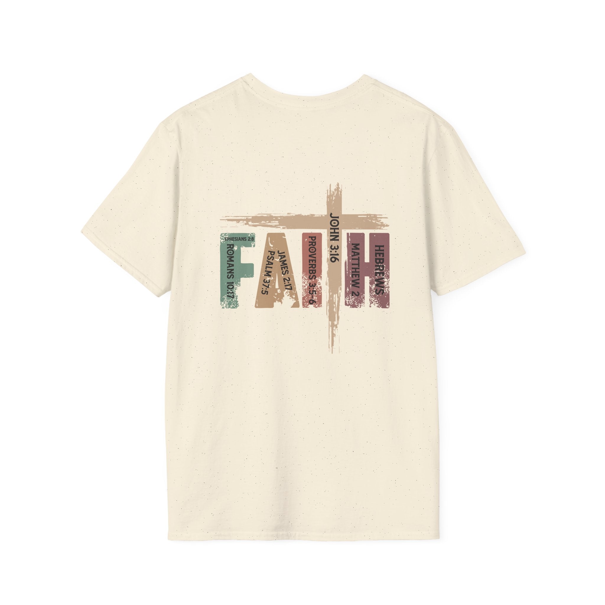 Christian T-shirt: Faith Scripture, Retro Design, Christian Apparel, Faith Based
