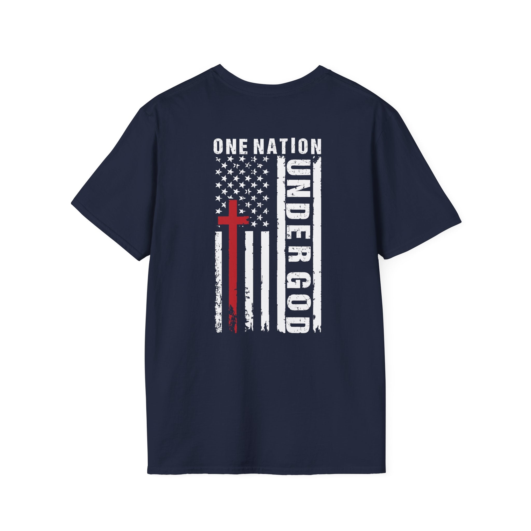 Christian T-Shirt: One nation under god, Faith-Based Apparel