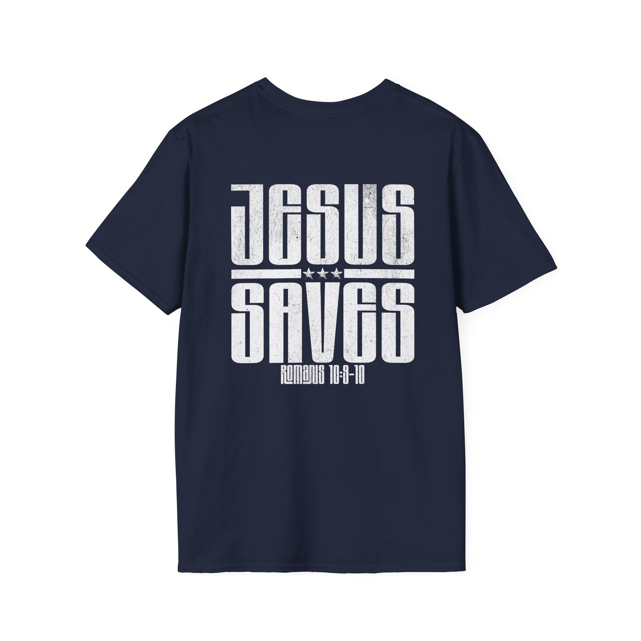 Christian T-Shirt: Jesus saves, Faith-Based Apparel