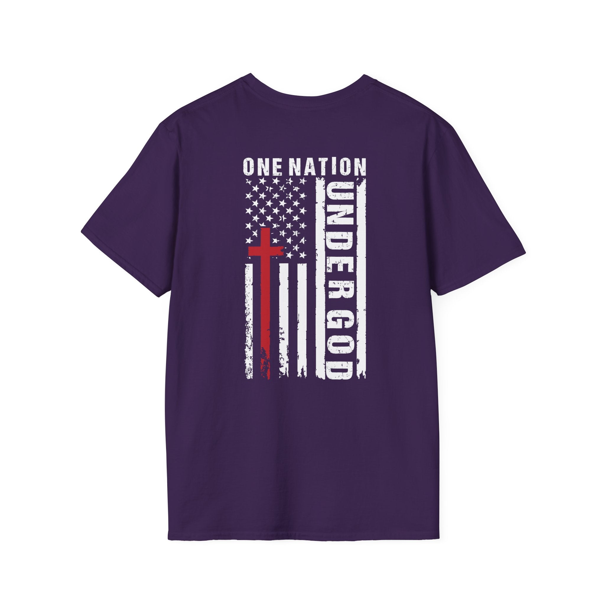 Christian T-Shirt: One nation under god, Faith-Based Apparel