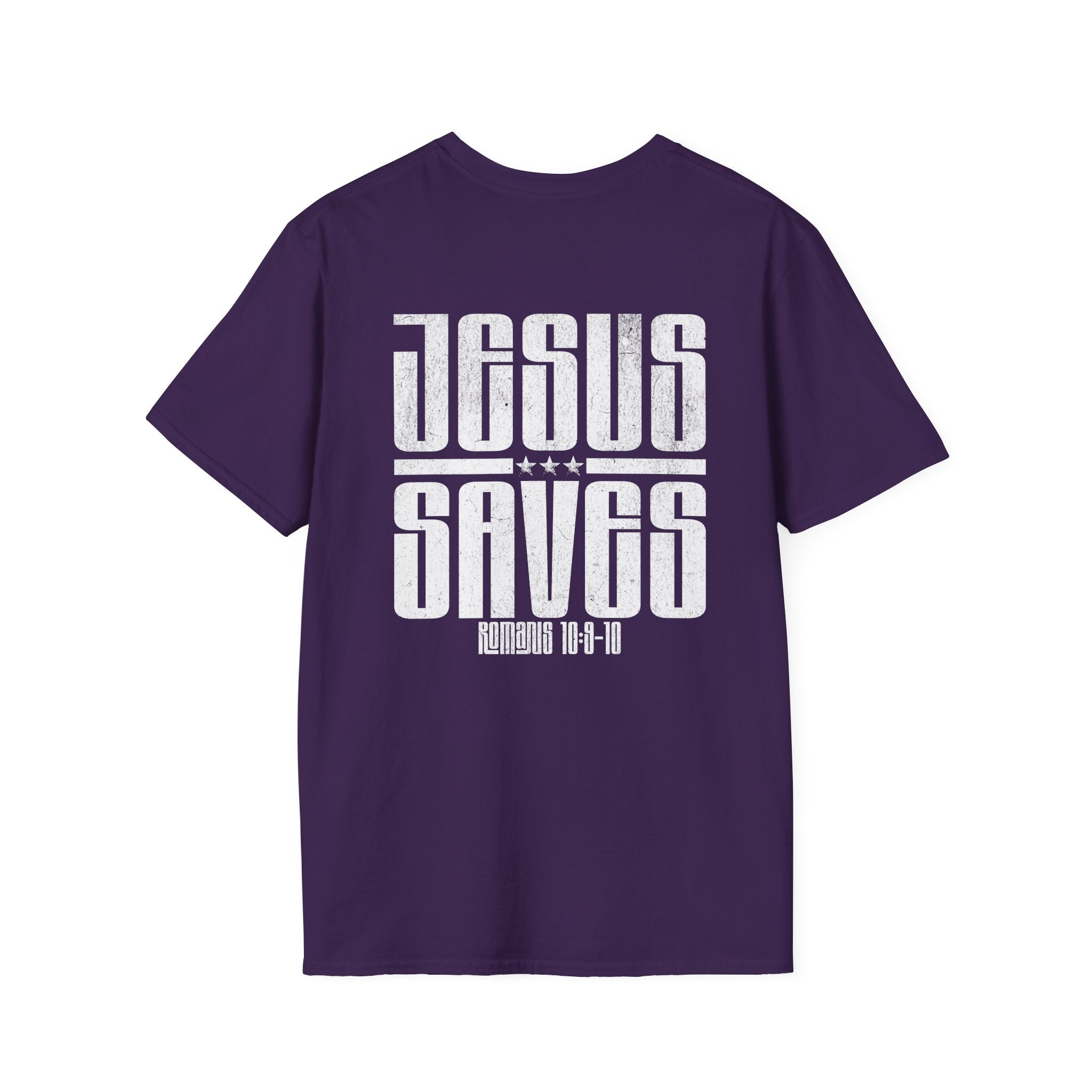 Christian T-Shirt: Jesus saves, Faith-Based Apparel