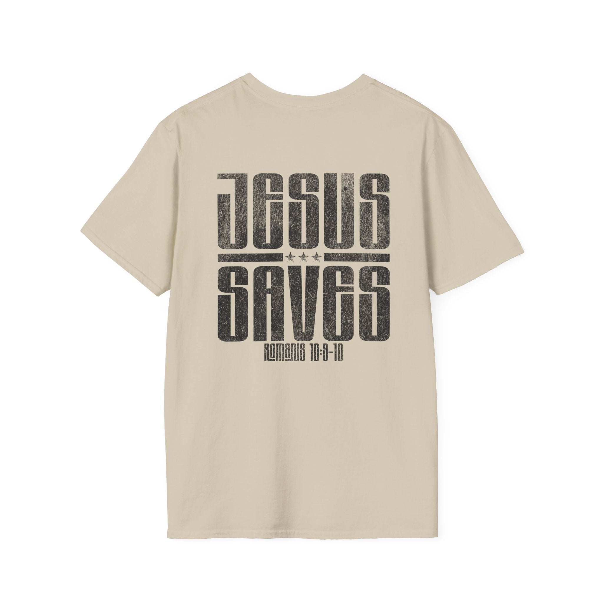 Christian T-Shirt: Jesus saves, Faith-Based Apparel