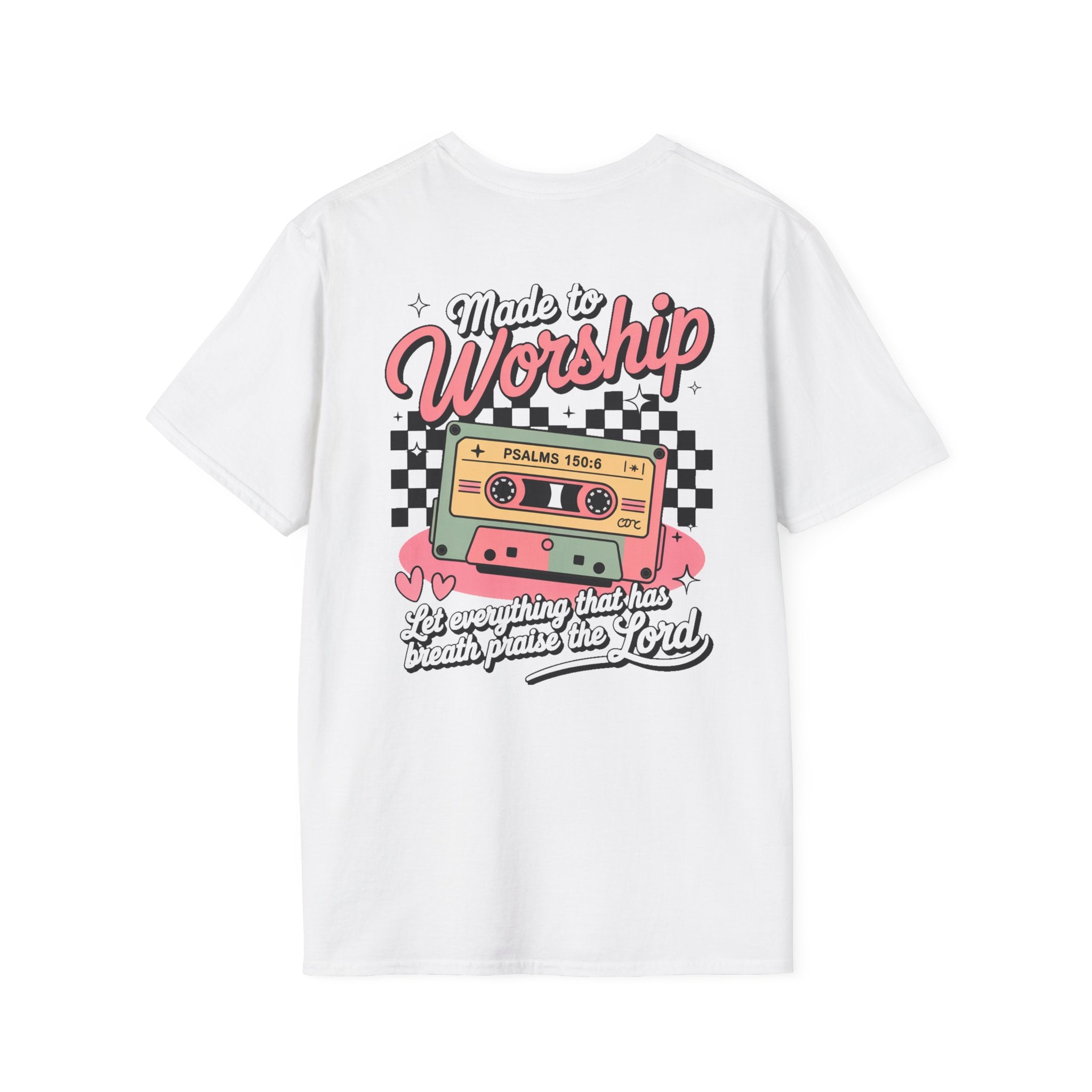 Christian T-Shirt: Made to Worship, Faith-Based Apparel