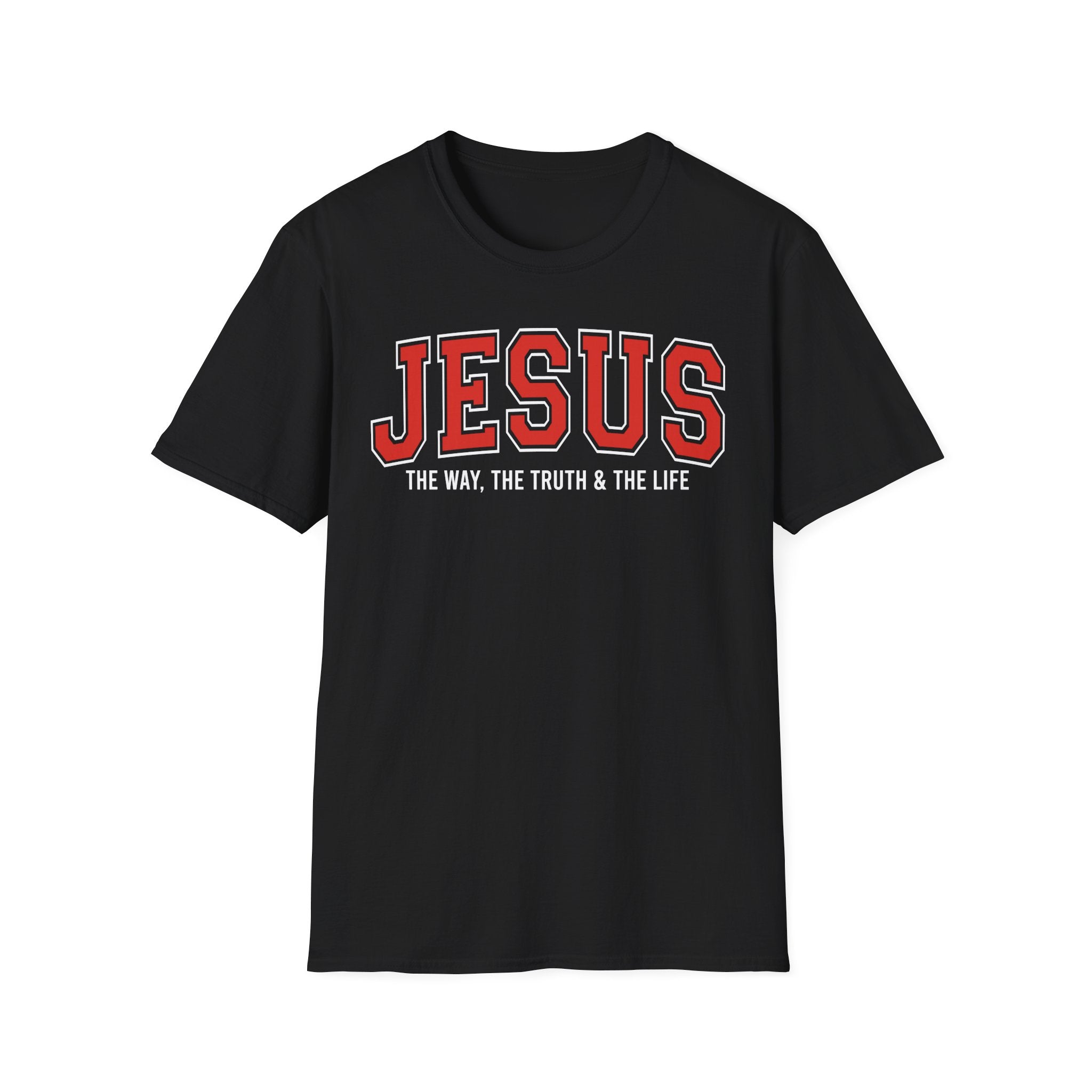 Christian T-shirt: Jesus The Way The truth & The Life, Christian Apparel, Faith Based