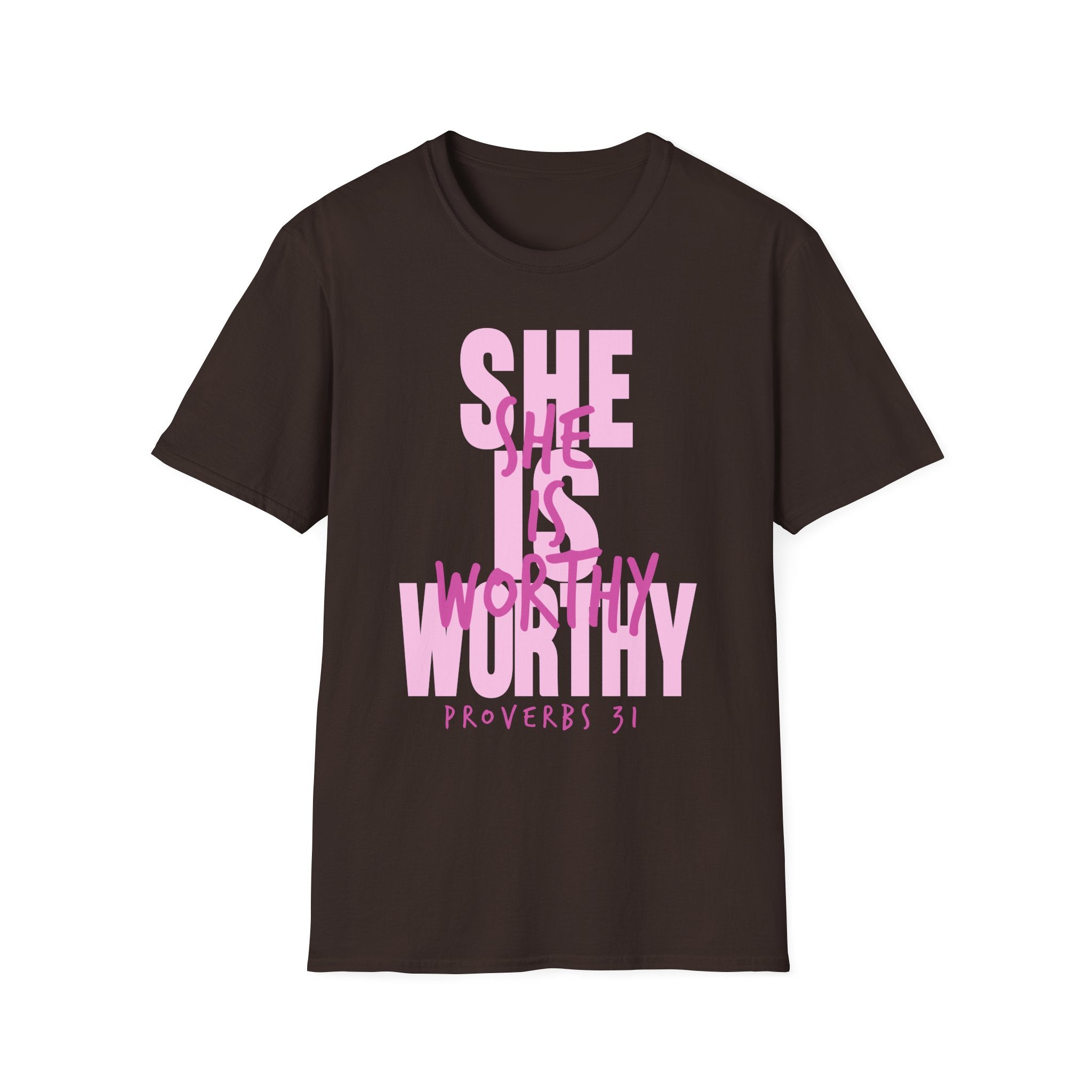 Christian T-shirt: She Is Worthy, Christian Apparel, Faith Based