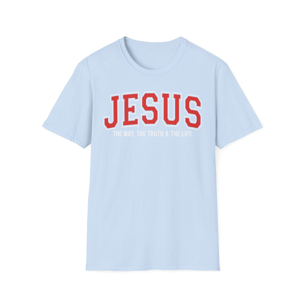 Christian T-shirt: Jesus The Way The truth & The Life, Christian Apparel, Faith Based