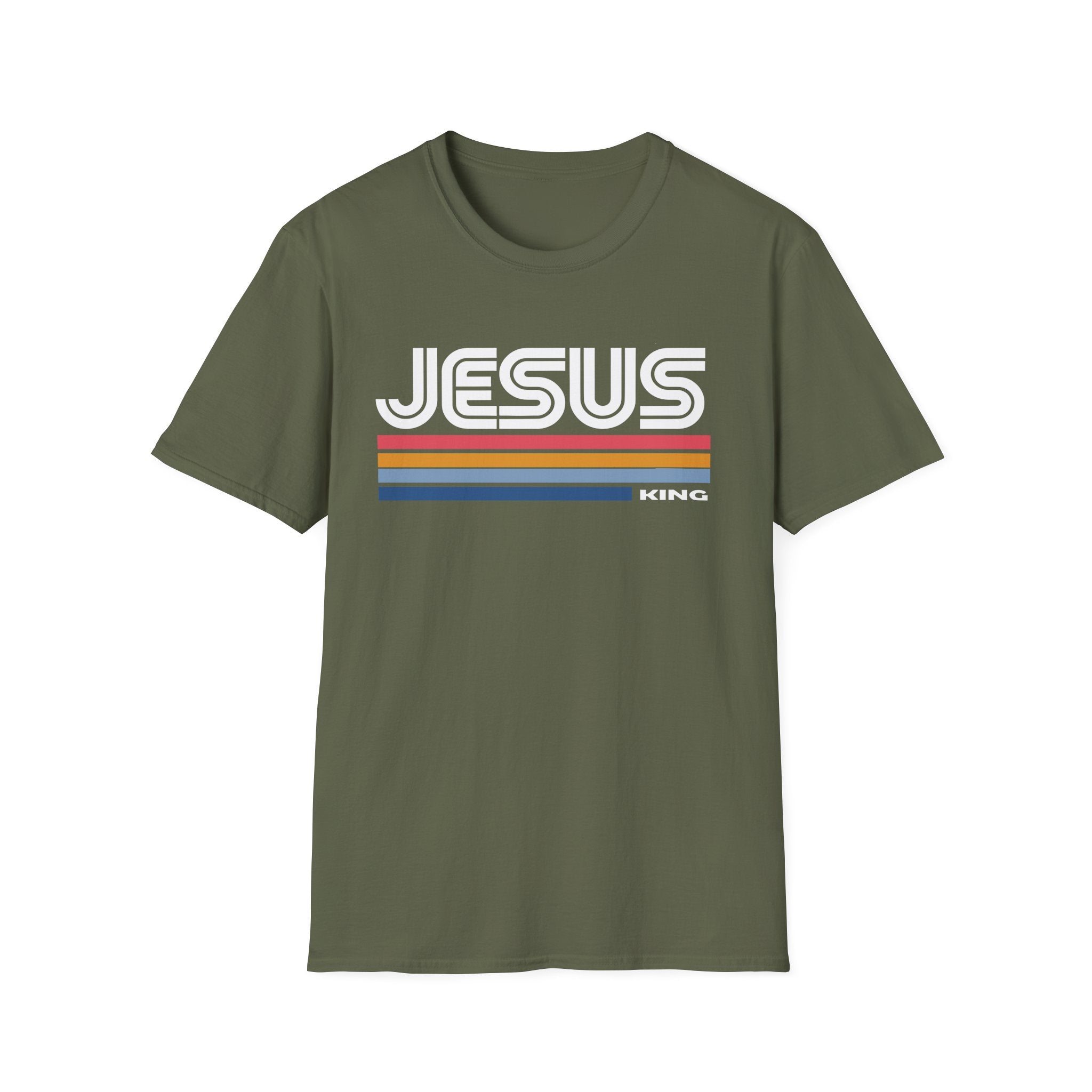 Christian T-Shirt: Jesus Retro, Faith-Based Apparel