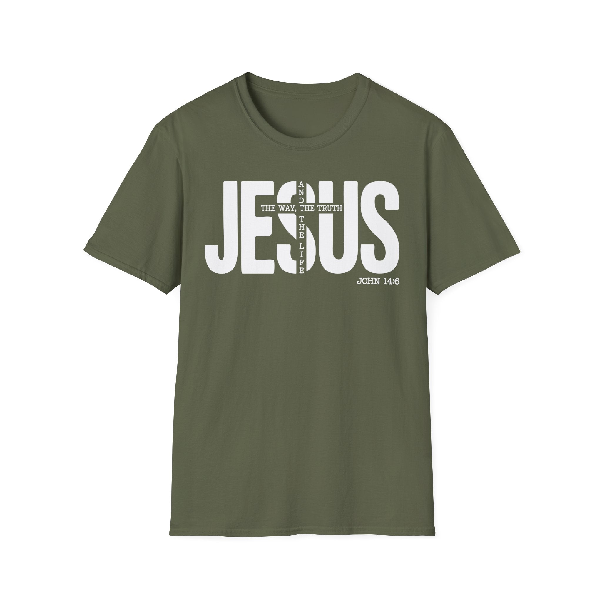 Christian T-shirt: Jesus The Way, Christian Apparel, Faith Based