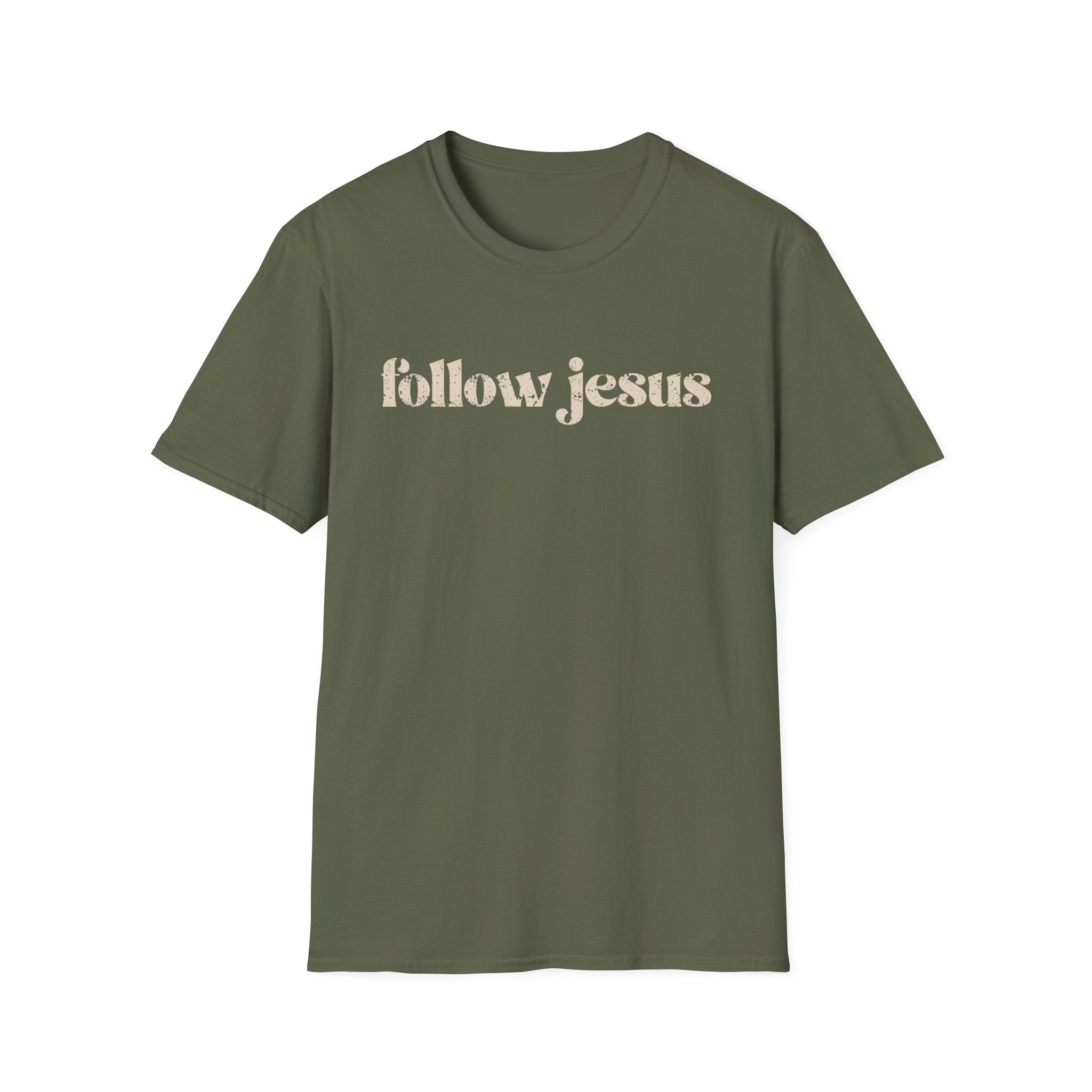 Christian T-shirt: Follow Jesus, Christian Apparel, Faith Based