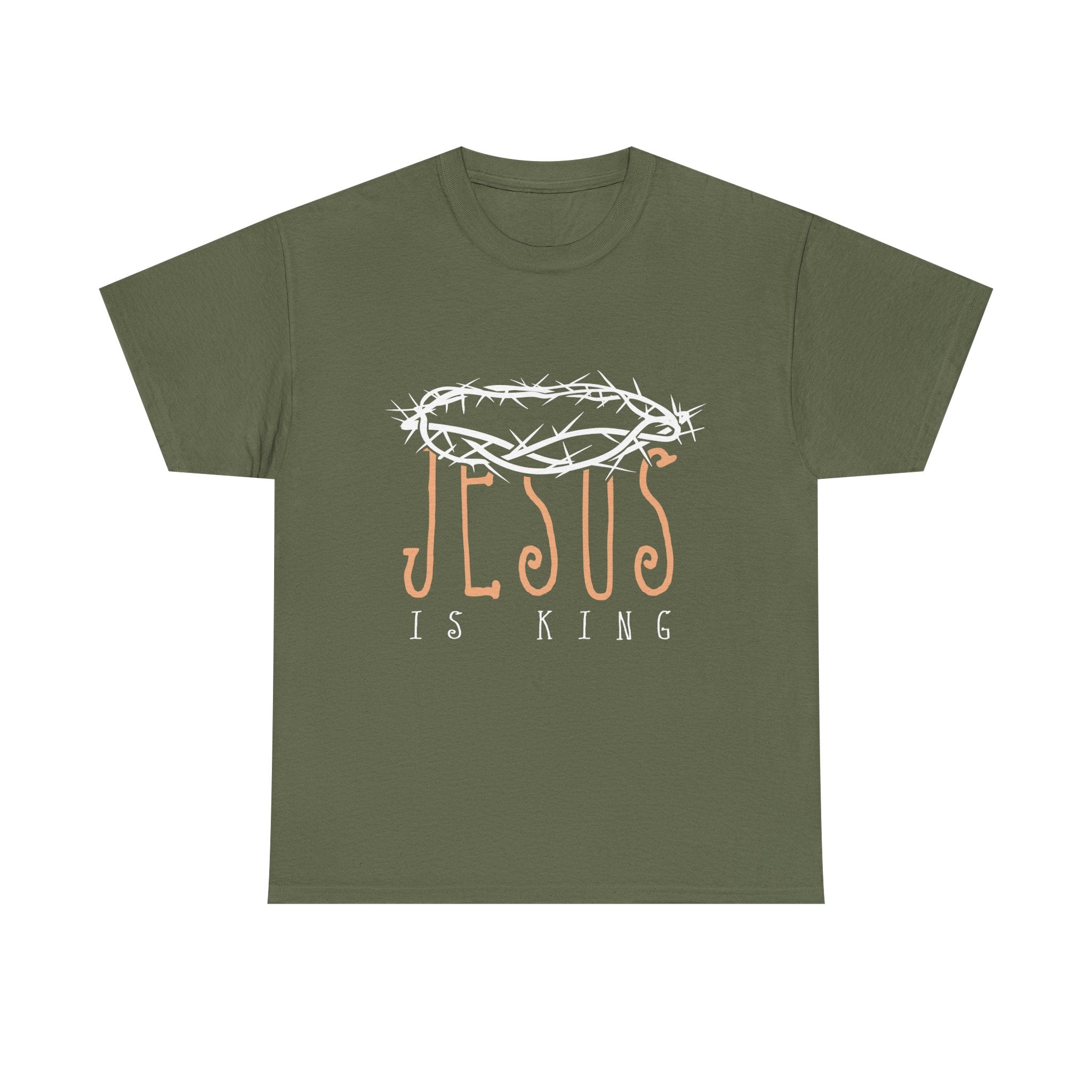 Christian T-shirt: Jesus is King, Christian Apparel, Faith Based