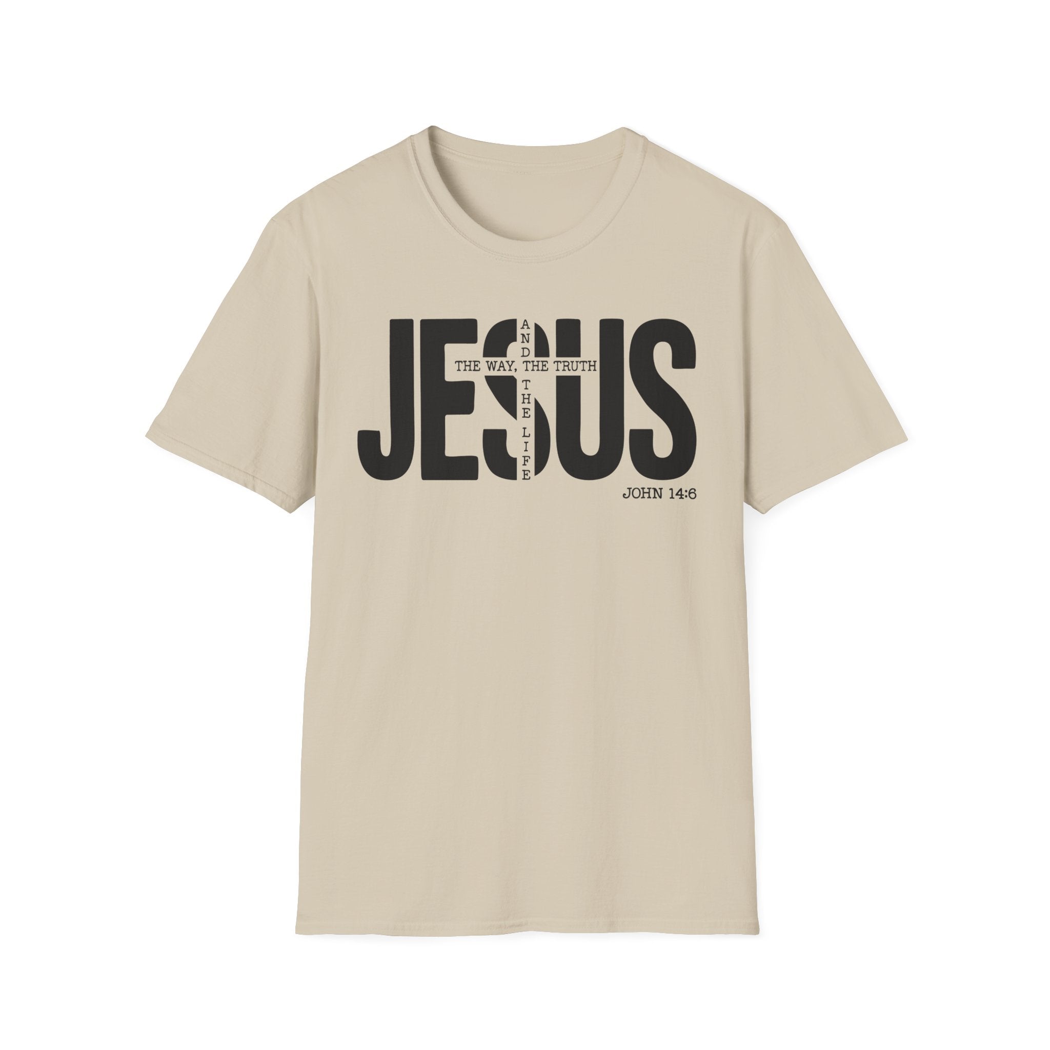 Christian T-shirt: Jesus The Way, Christian Apparel, Faith Based