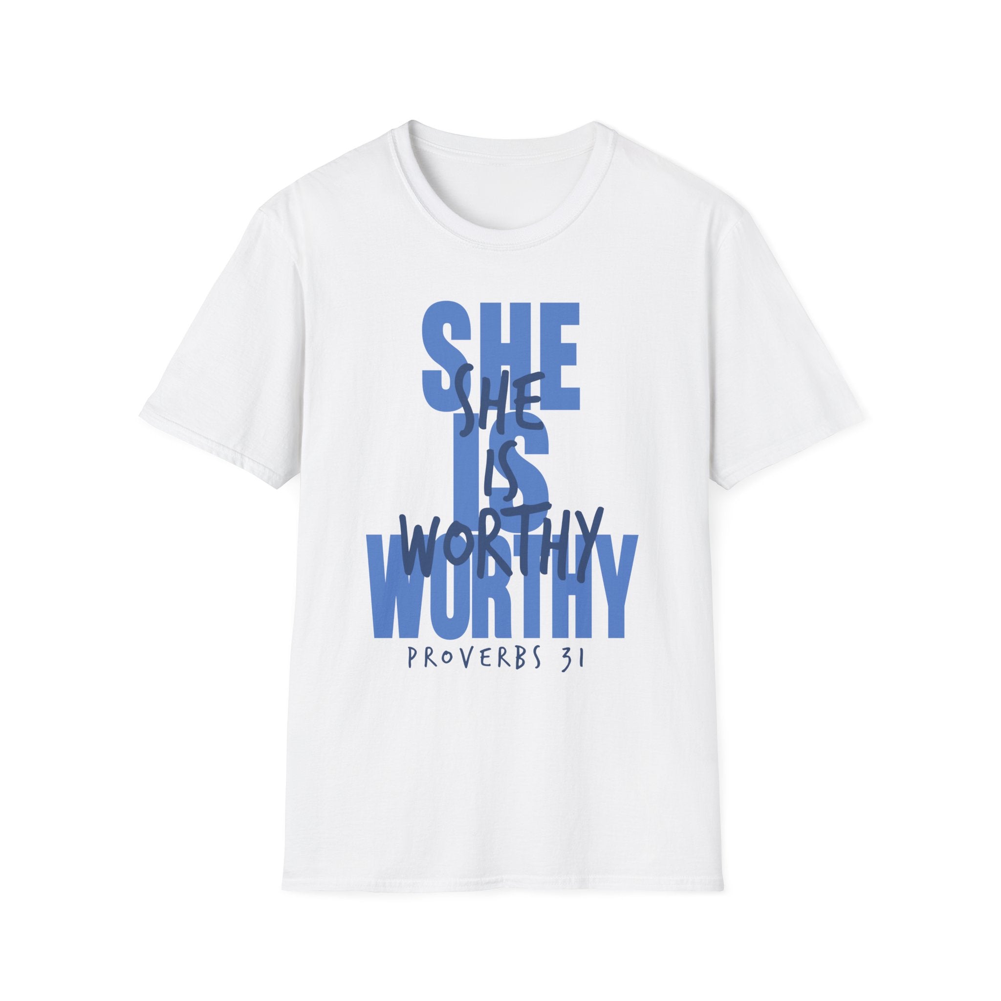 Christian T-shirt: She Is Worthy, Christian Apparel, Faith Based