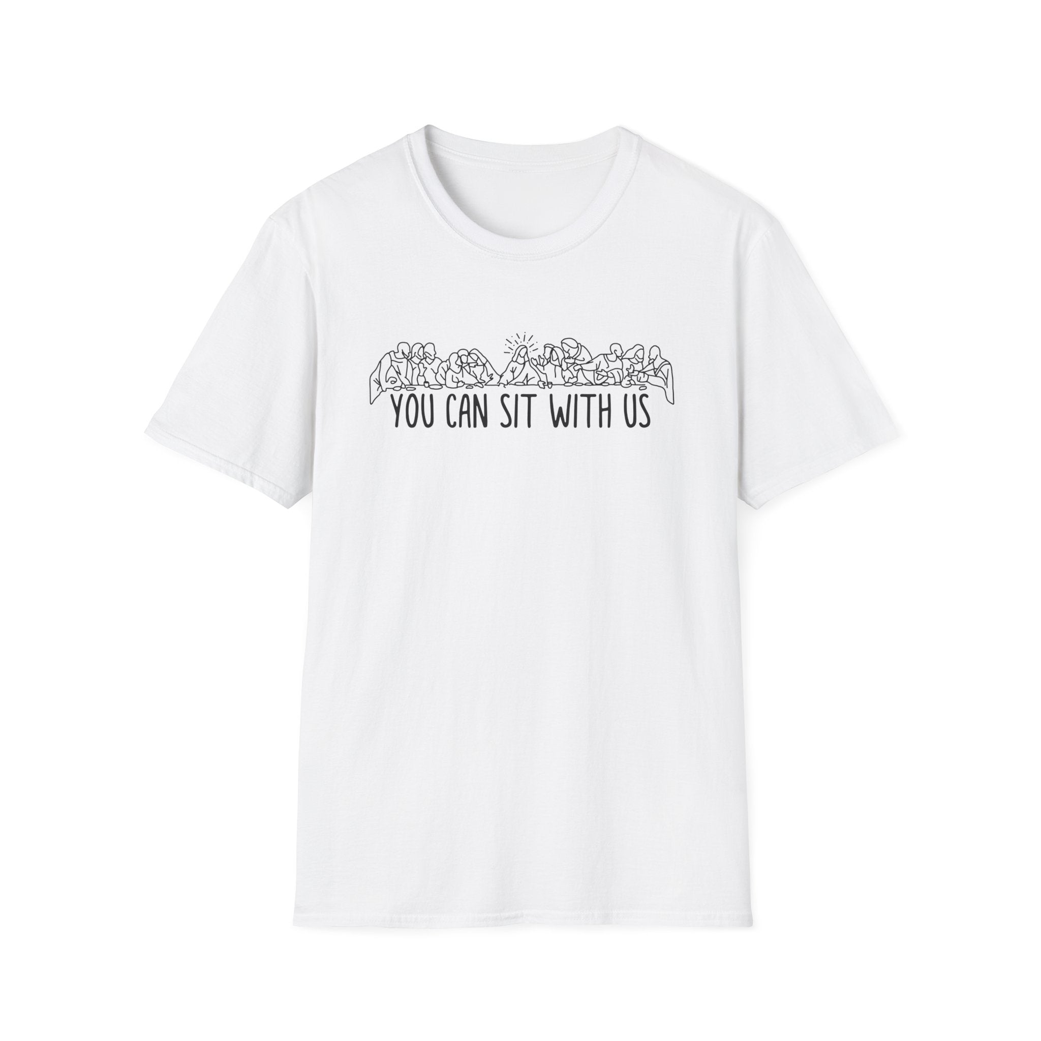 Christian T-shirt: You Can Sit With Us, Christian Apparel, Faith Based