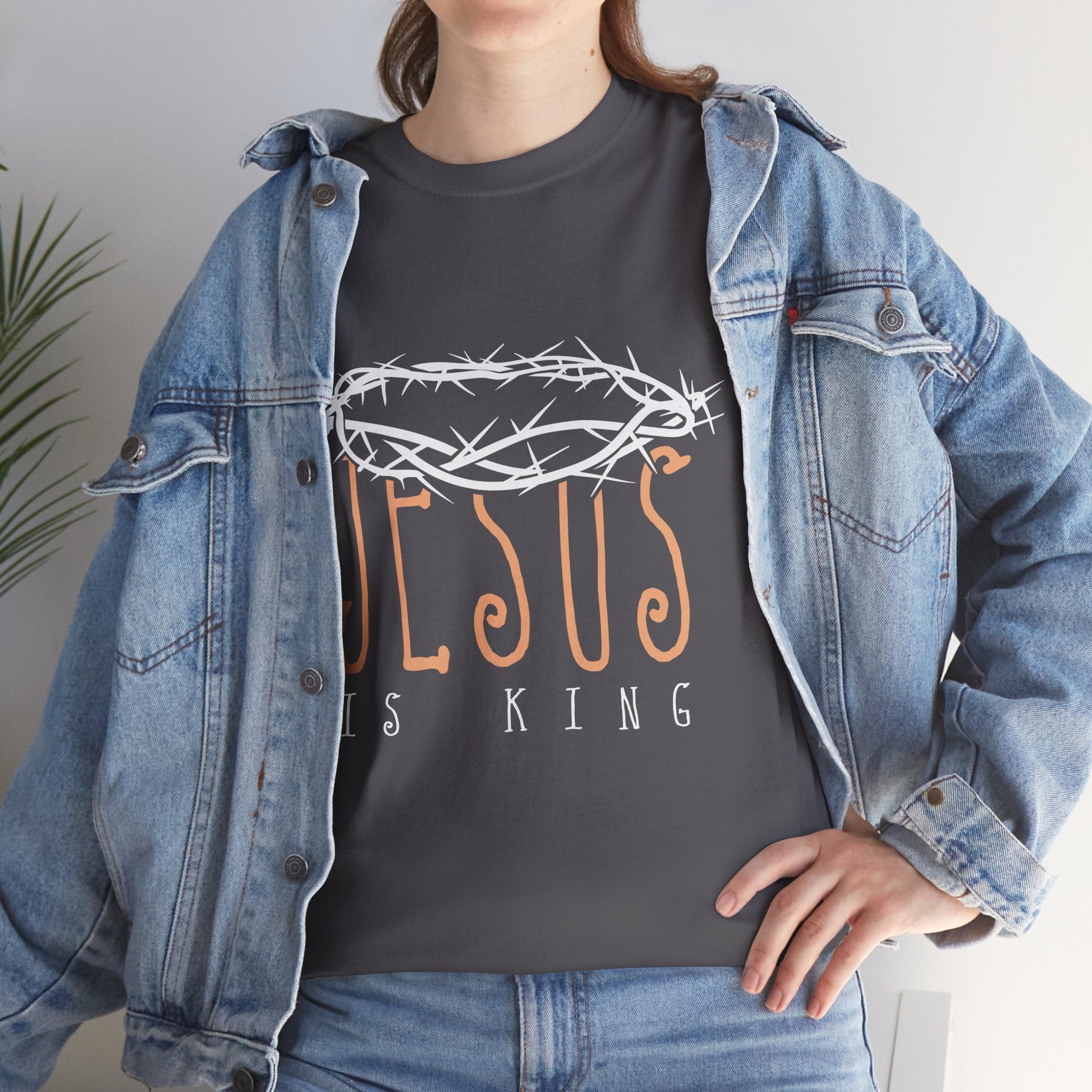 Christian T-shirt: Jesus is King, Christian Apparel, Faith Based
