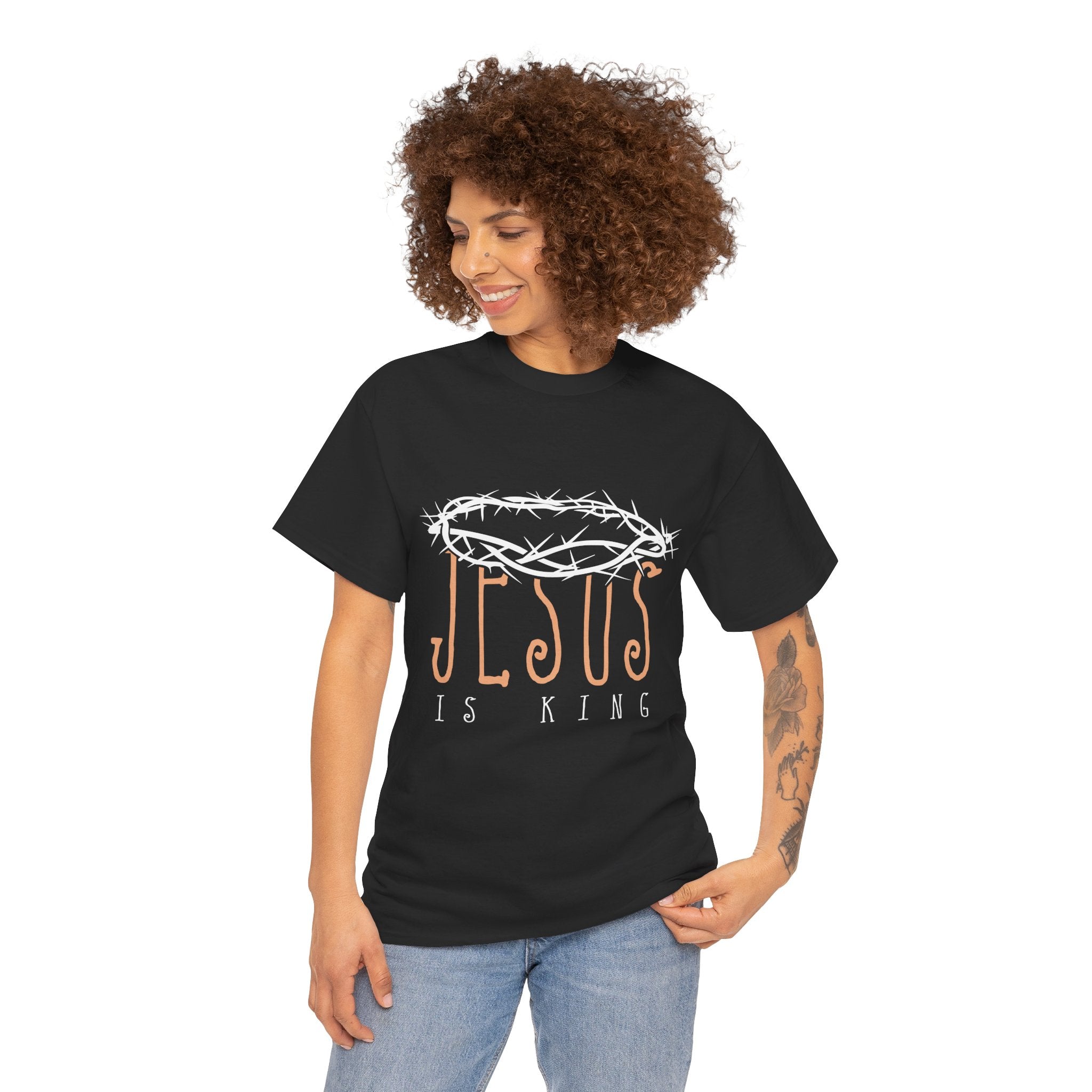 Christian T-shirt: Jesus is King, Christian Apparel, Faith Based