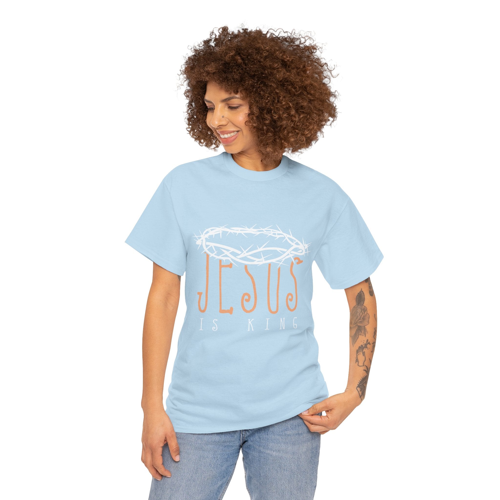 Christian T-shirt: Jesus is King, Christian Apparel, Faith Based