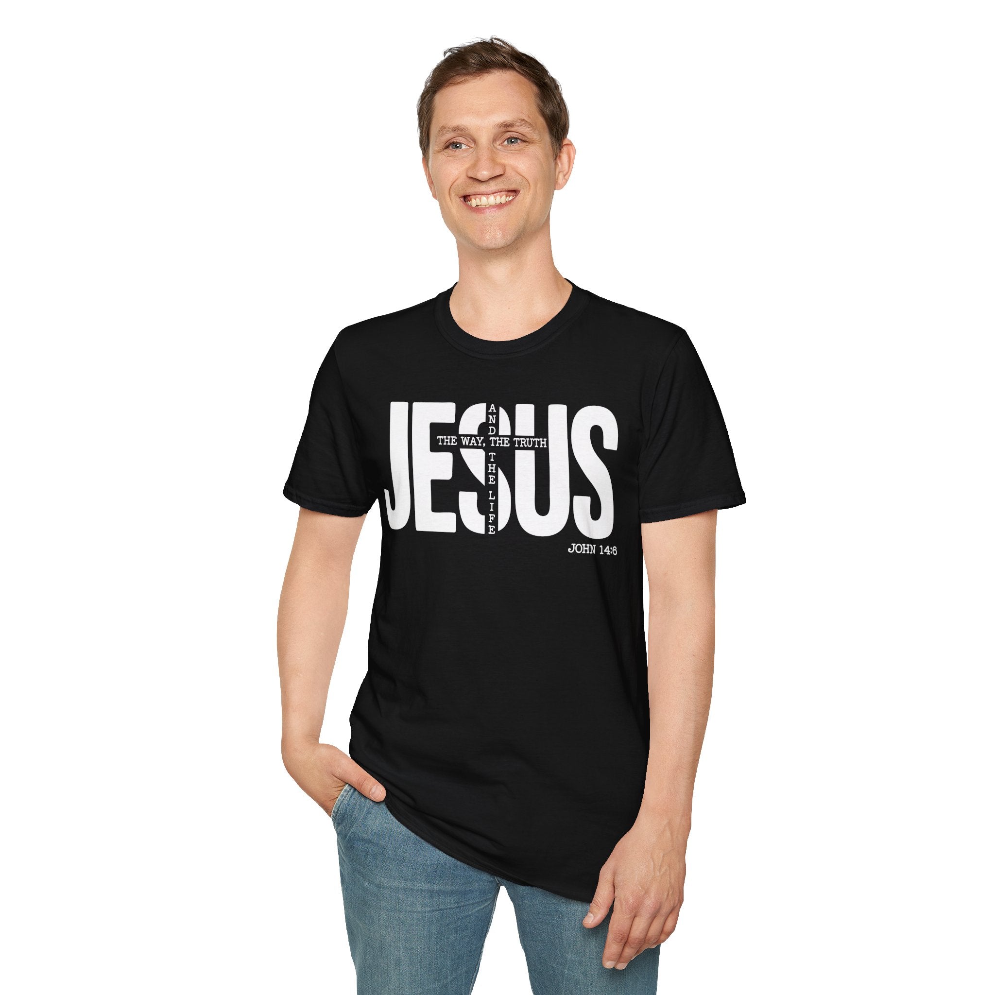 Christian T-shirt: Jesus The Way, Christian Apparel, Faith Based