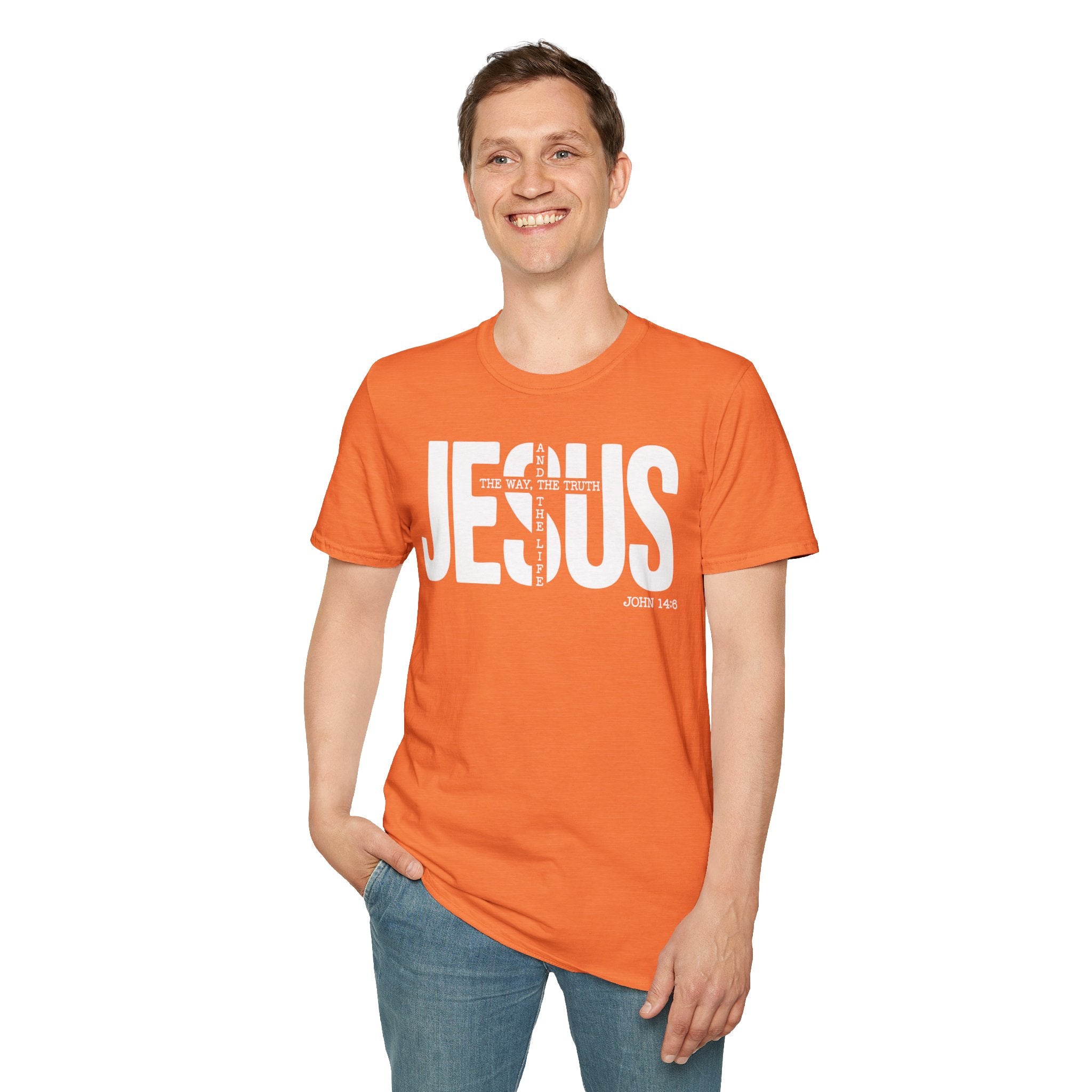 Christian T-shirt: Jesus The Way, Christian Apparel, Faith Based