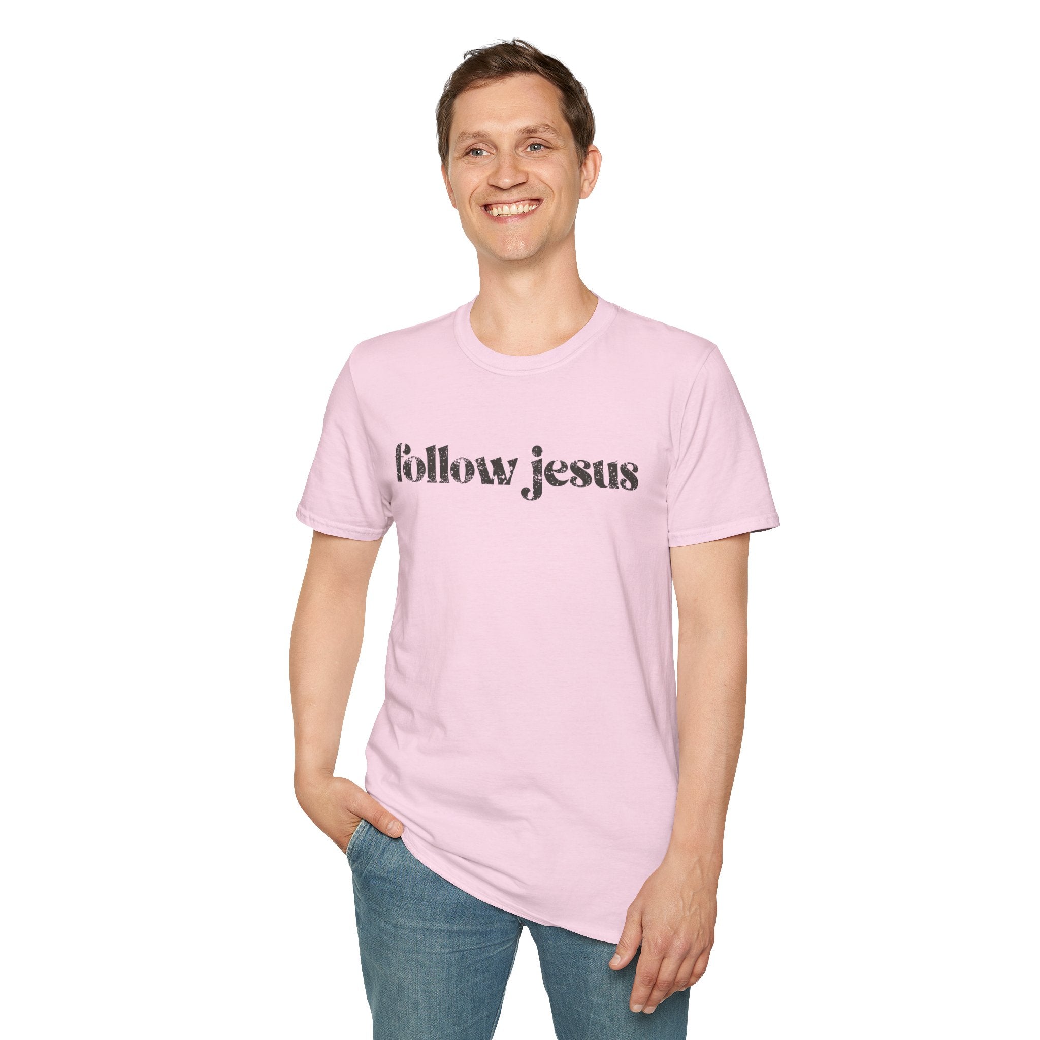 Christian T-shirt: Follow Jesus, Christian Apparel, Faith Based