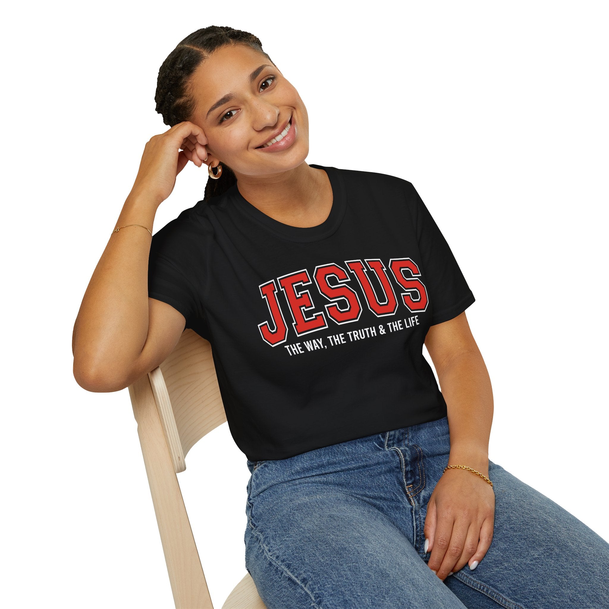 Christian T-shirt: Jesus The Way The truth & The Life, Christian Apparel, Faith Based