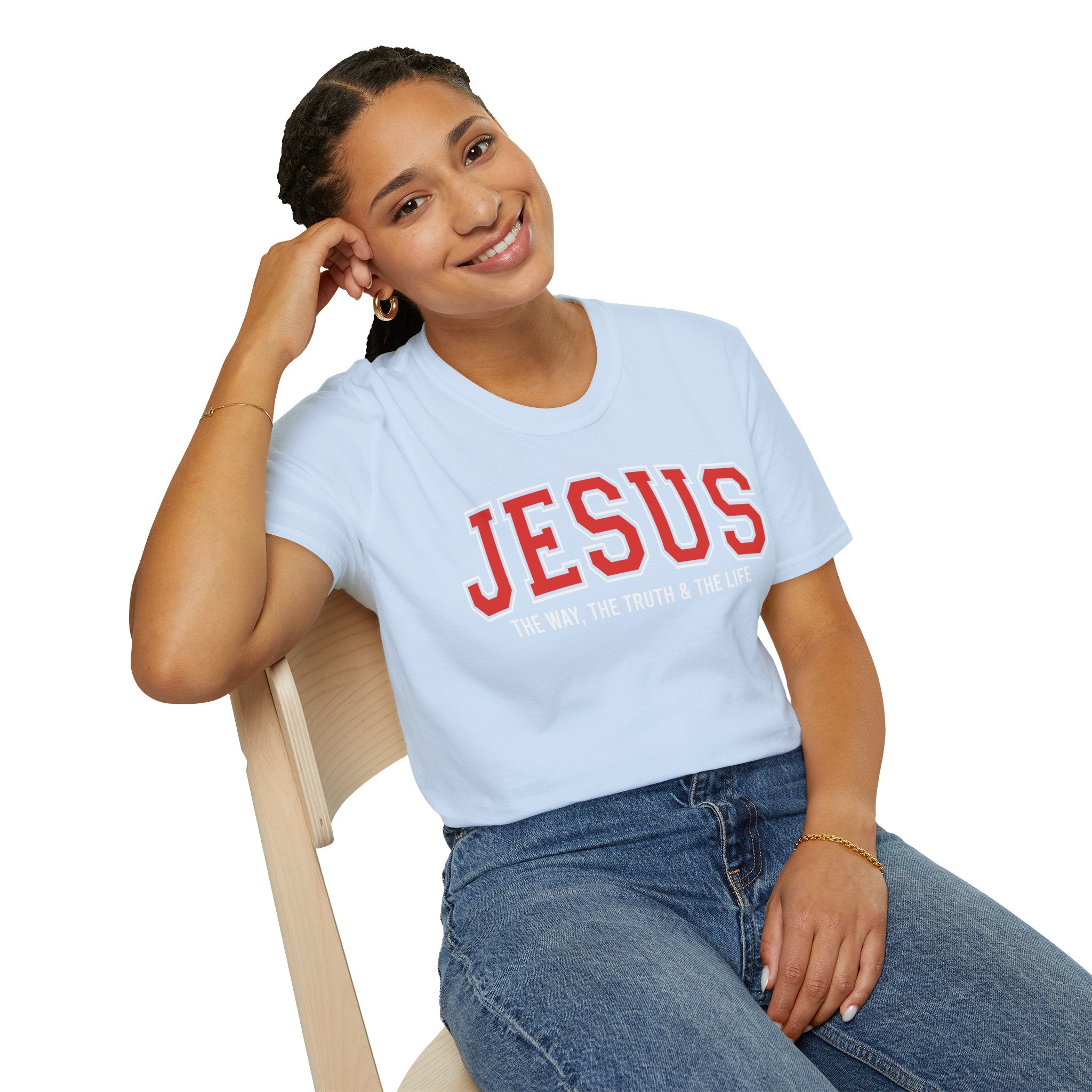 Christian T-shirt: Jesus The Way The truth & The Life, Christian Apparel, Faith Based