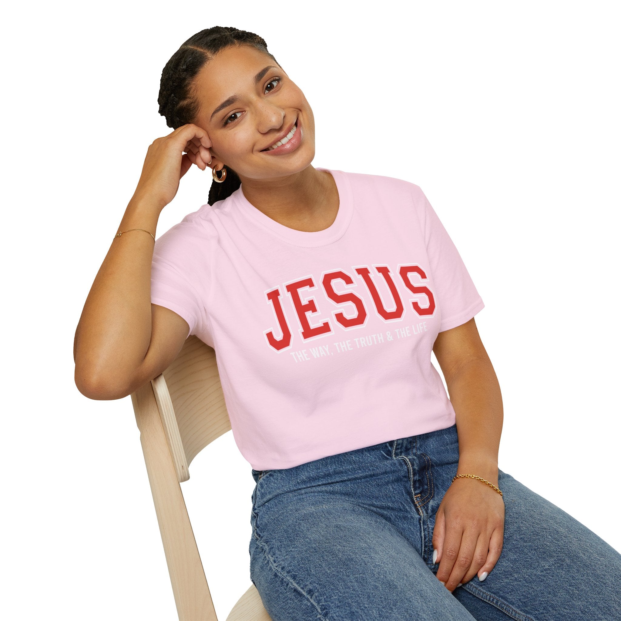Christian T-shirt: Jesus The Way The truth & The Life, Christian Apparel, Faith Based