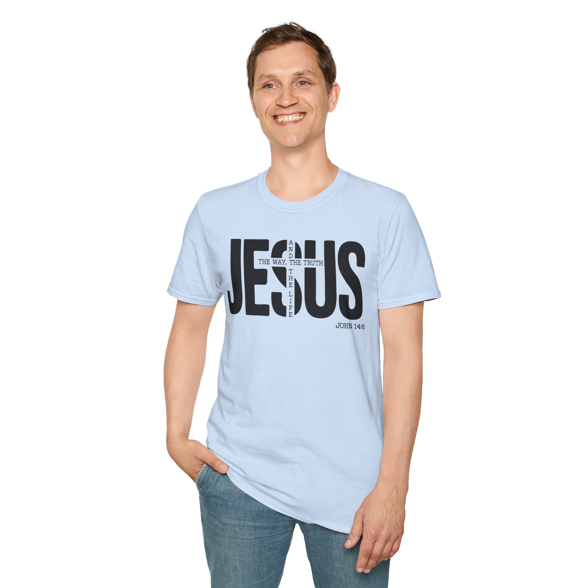 Christian T-shirt: Jesus The Way, Christian Apparel, Faith Based
