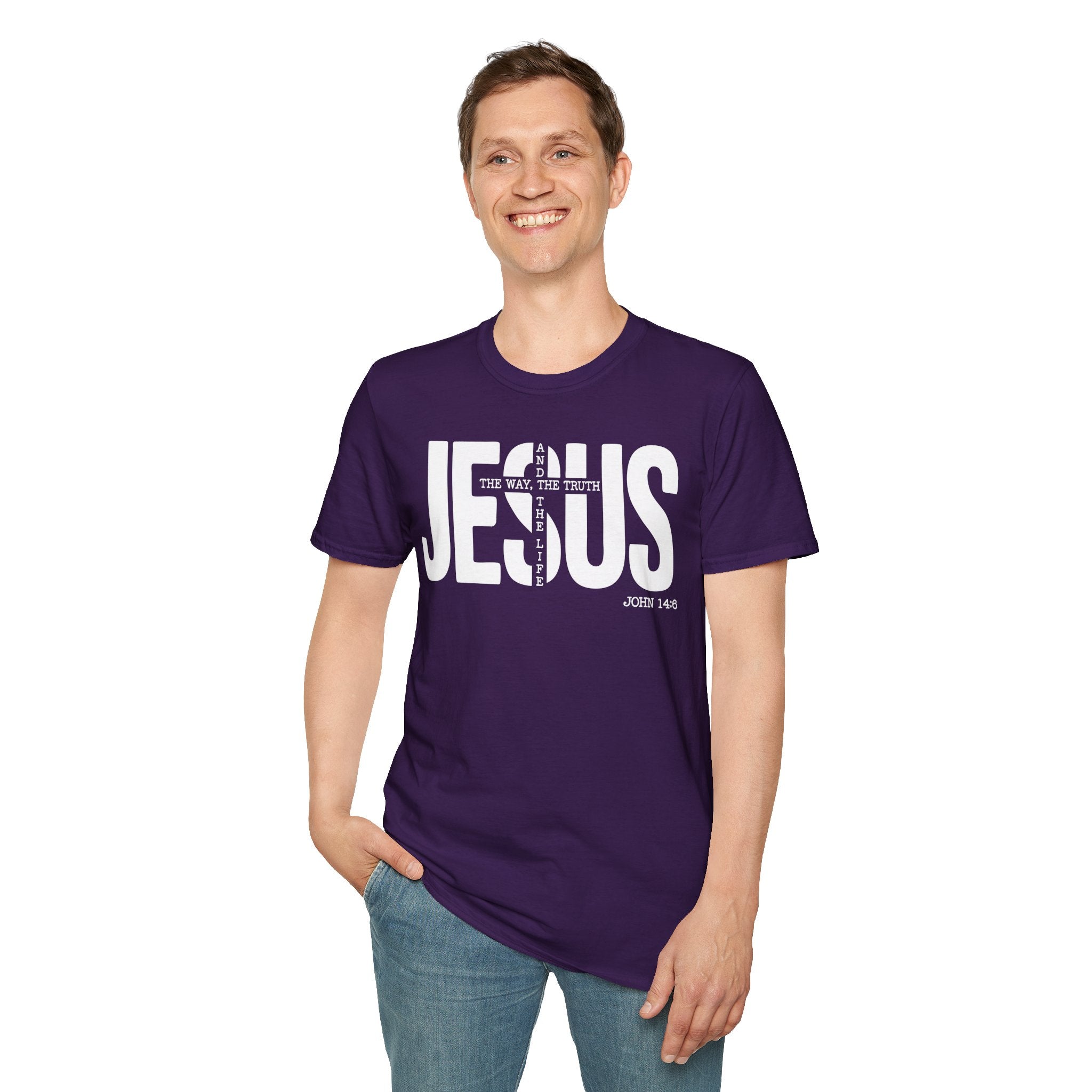 Christian T-shirt: Jesus The Way, Christian Apparel, Faith Based